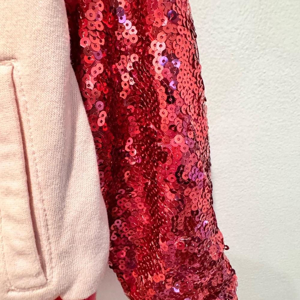 Disney Minnie Mouse Pink and Red Sequin Jacket - Picture 2 of 7